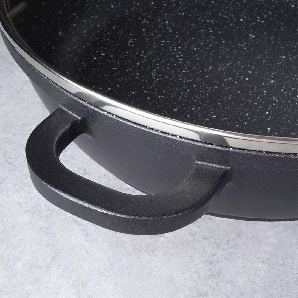 Patelnia Granitowa Rondel do Smażenia Duszenia Piekarnika Orion Grande 24cm