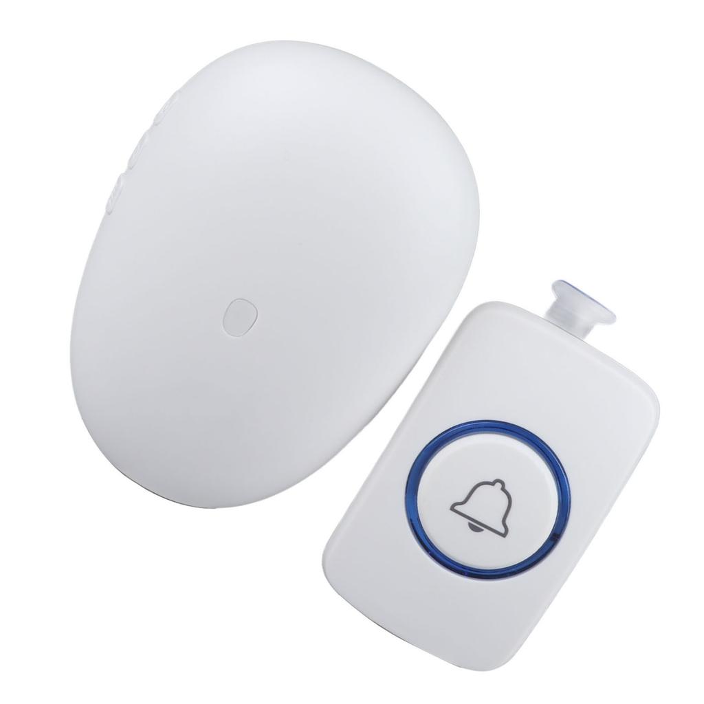 Wireless Doorbell Colorful Flashing Light 57 Ringtone Adjustable Volume for Home