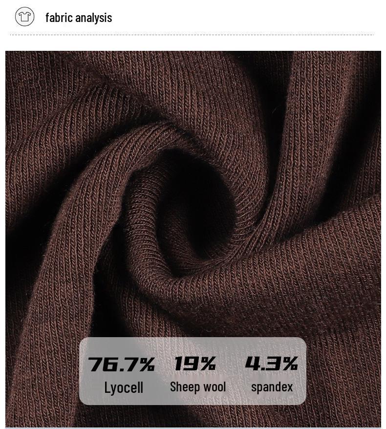 Женский белый топ-базовый слой с длинным рукавом из шерсти лиоцелла Tencel - Коллекция Осень/Зима 2025