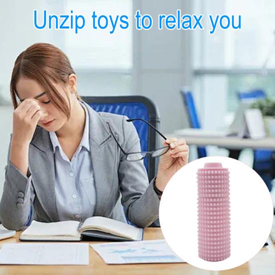 Spiky Grippie Stim Fidget Toy Вращающаяся Голова Снятие Стресса Подростки Взрослые Карманный 3D Напечатанный Инструмент Для Стимуляции Боли Портативный Ручной Упругий Ролик