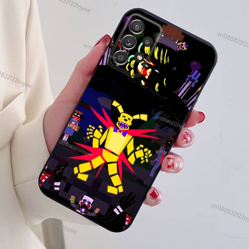 Чехол для телефона Five-Nights-At-Freddys F-Fnaf для Samsung S24, 21, 22, 23, 30, Ultra, 20, Plus, Note, 10, 9, Черный мягкий силиконовый чехол