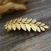 Women's Fashion Bobby Pin Headwear Gold Girl Barrettes Leaf Hairpin Hair Combs Hair Clip
