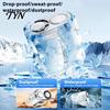 Rechargeable Battery Operated Fan Portable Waist Fan, Personal Body with Flashlight, Wireless Clip-on Stepless Wind Speed for Neck Belt Hip,