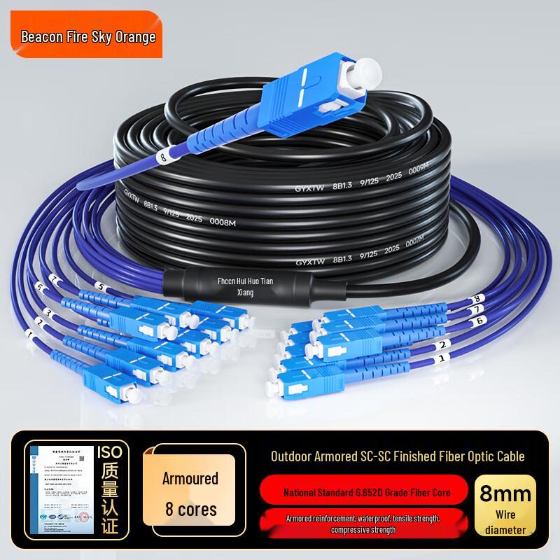 Fenghuo Tiancheng Outdoor Single Mode Armored Fiber Optic Cable