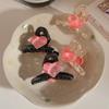 Mini Acrylic Heart Hair Claw Clips For Women Bangs Hair Clip Girl Sweet Small Grab Barrette Hairpin Headwear Hair Accessories