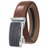 1 шт. Модный универсальный деловой мужской ремень, ремень из коровьей кожи с автоматической пряжкой, мужской ремень Ly36-35576-1