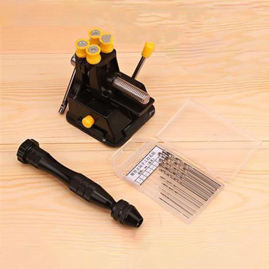 Ручная дрель, мини, высокая точность, экономия времени, ручные инструменты «сделай сам», ручной инструмент из нержавеющей стали, патрон для спиральной дрели, зажим для деревообработки