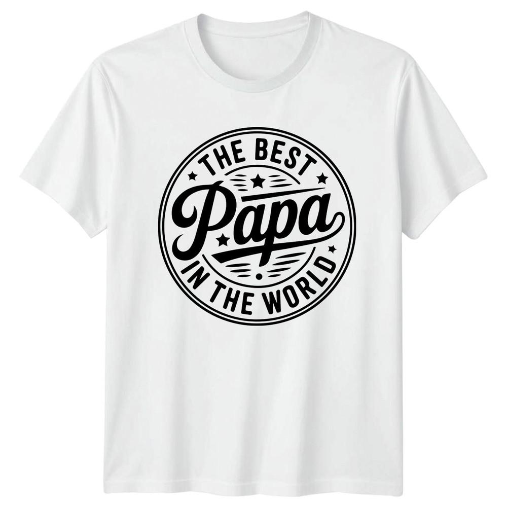 The Best Papa In The Unisexs TShirt Papa Fathers Day Fathers Day Gift For Him