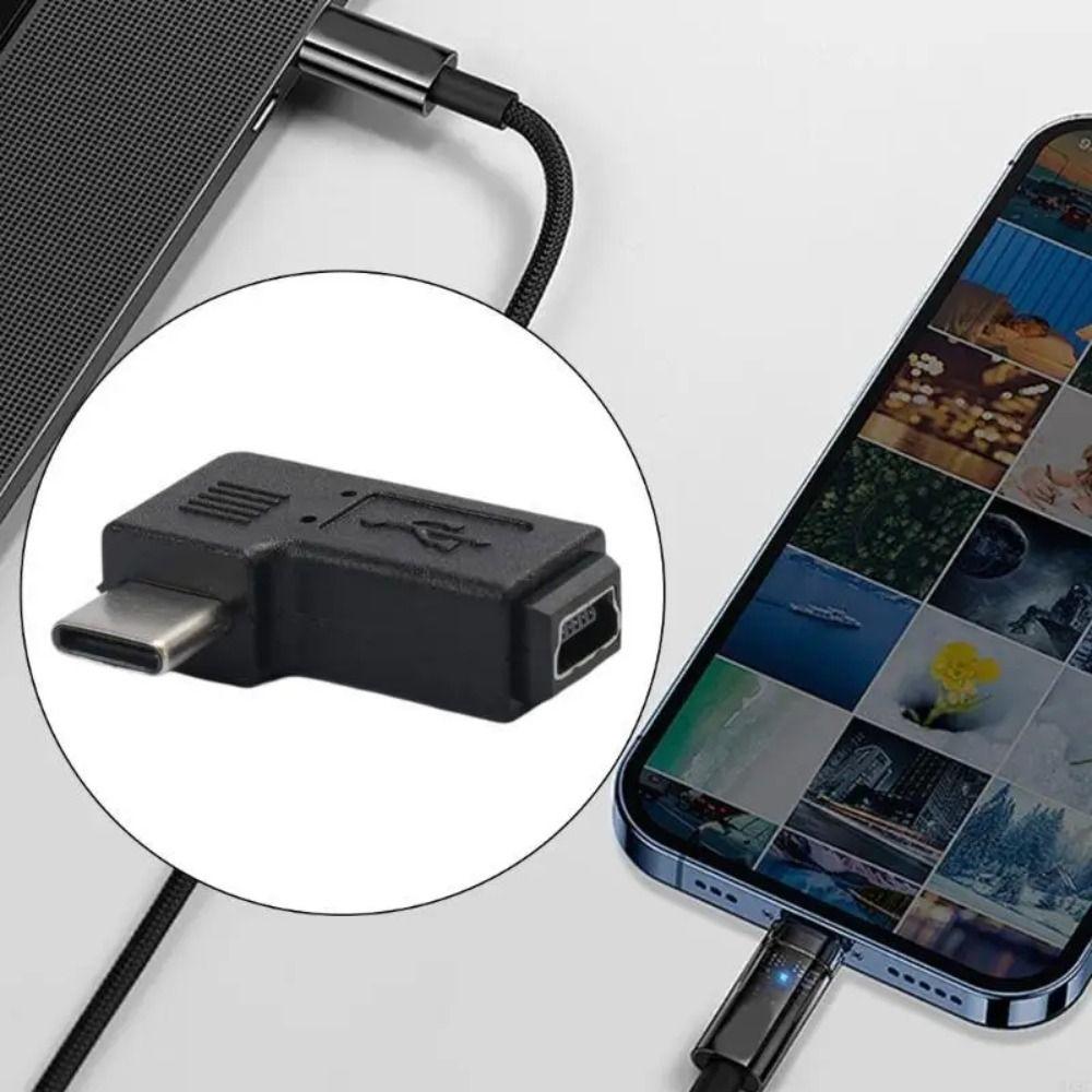 5 Pin Mini USB to USB C Converter 5V Type-C Male to Mini USB Female USB Female Adapter  Phone