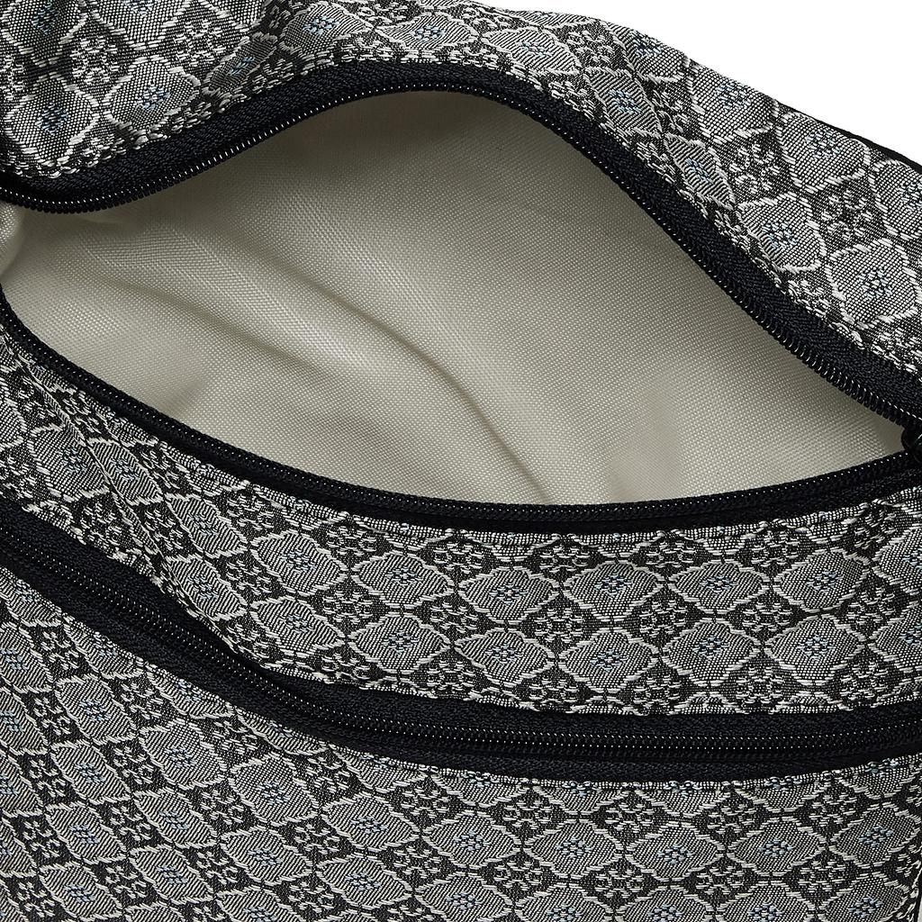 Uni Made In Japanese Style Jacquard Gray [Wakomono Komonkobo] (0434) Seni, Japan, Sacoche/Goshuincho Pouch,