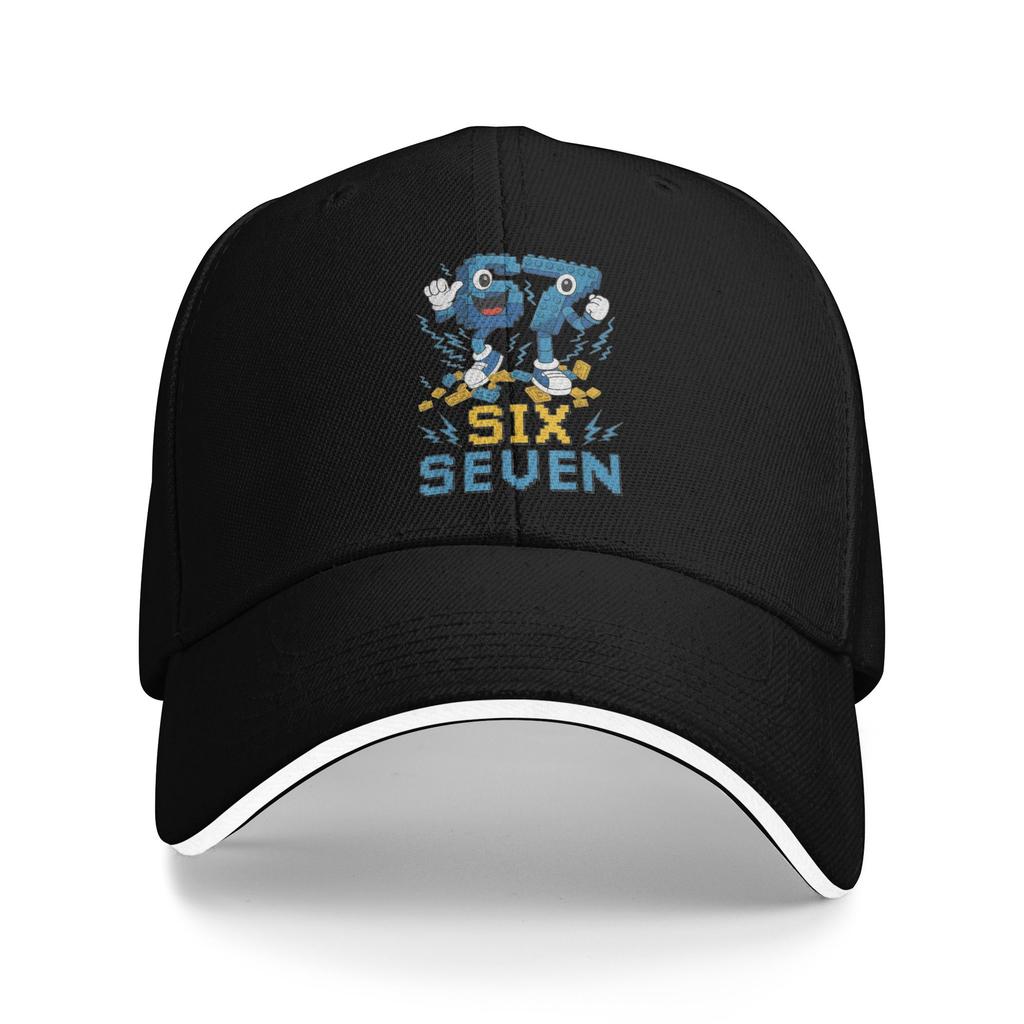 Funny Meme 67 Six Seven 6 7 Italian Brainrot Sun Baseball Cap Summer Male Design Hip Hop Hats Hot Sale Trendy Snapback Cap
