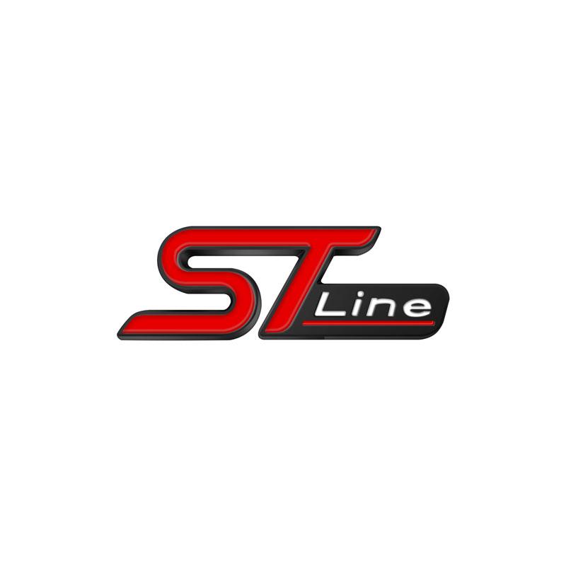 ST LINE Grille Emblem For FOCUS 2 3 MK7 MK8 MK5 MK6 Mondeo Fiesta Kuga MK3 Fusion Cover Decoration Rear Trunk Metal Stickers
