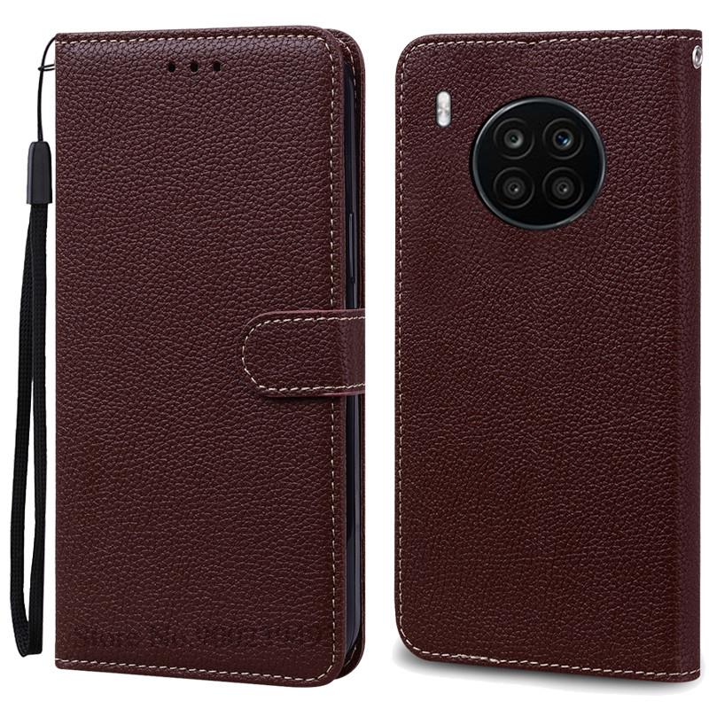 Чехол для Honor 50 Lite NTN-L22 NTN-LX1 NTN-LX3 кожаный чехол-книжка с откидной крышкой для Huawei Honor 50 Lite чехол для телефона Fundas