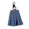 Skirt Mini Denim Jeans Pen Holder Creative Stationery Pouch Cute Keychain  Gift