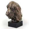 Бассет-хаунд - Статуя собаки, бюст на каменном постаменте, скульптура, трофей для выставки собак от бренда Art-Dog