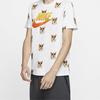 Nike Футболка с коротким рукавом и принтом сиба-ину, повседневная, мужская, белая CT6288-100