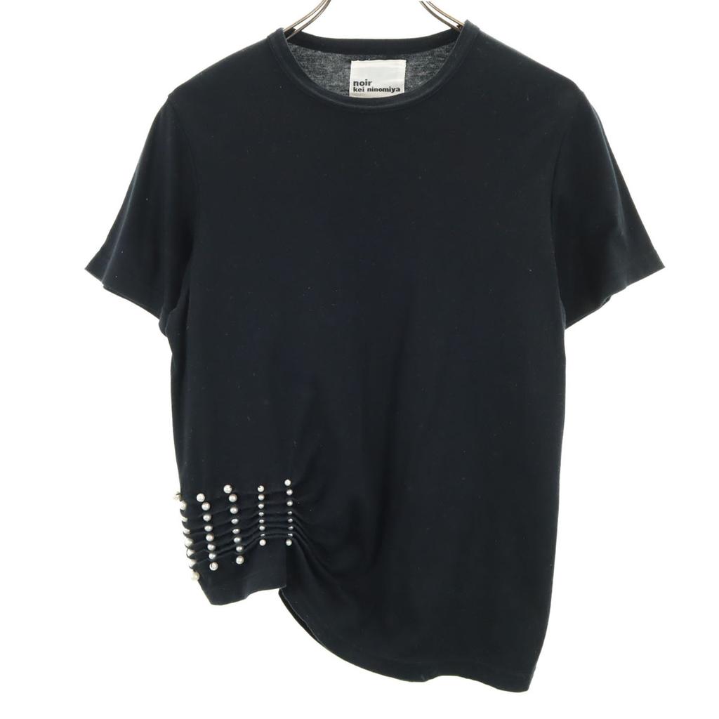 Noir Kei Ninomiya Short Sleeve T-shirt M Black Pearl Women Used