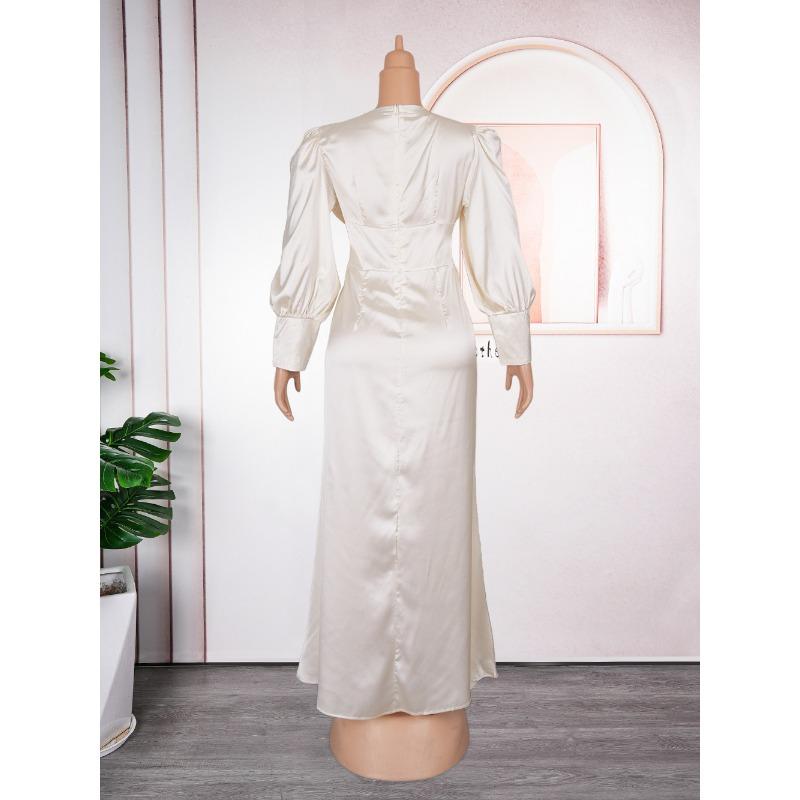 Плюс Размер Женская Мода Элегантный Новый Макси Платье