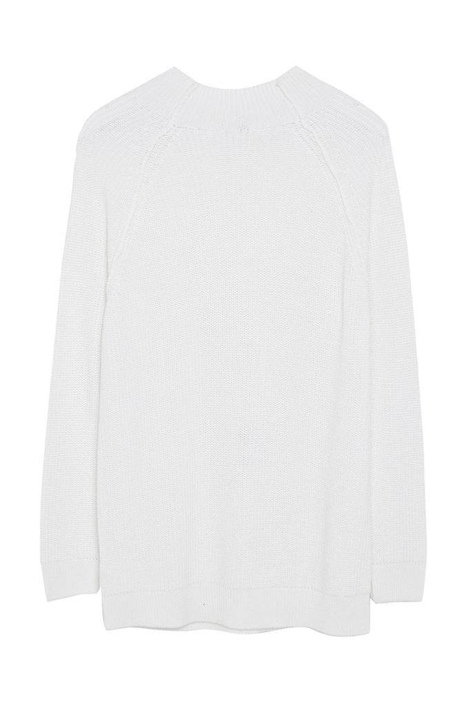 Женский модный стильный свитер из норки, более устойчивый широкий трикотаж, свитер