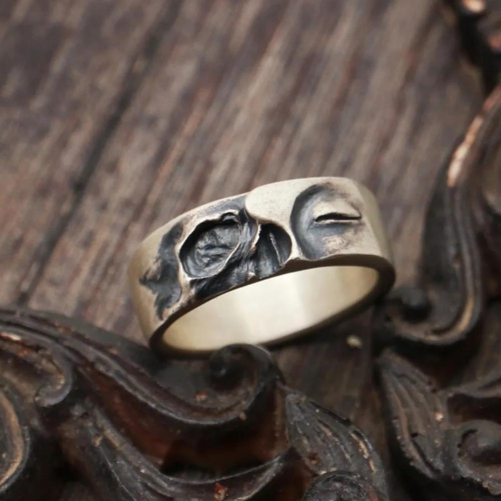 Просто Тренд Мода Ретро Готика Хип-хоп Панк Микс Кольцо Личность Мужчины и Женщины Разнообразие Нишевых Вечериночных Колец Подарочные Аксессуары