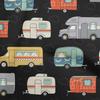 Cotton Flex Black Fabric Bus Sewing Fabric By The Yard Printed Diy Clothing Sewing Supplies 40 Inch