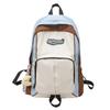 Junior High School Student Schoolbag Lightweight Backpack Color Block Girls Backpack