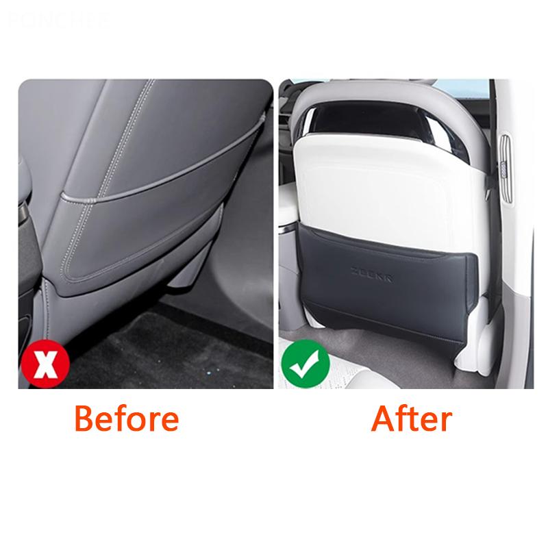 For ZEEKR 7X 2025 Anti-kick Pad Rear Seat Scratch Pads and Backrest Anti-dirt Protection Pads Automobile Modification Supplies