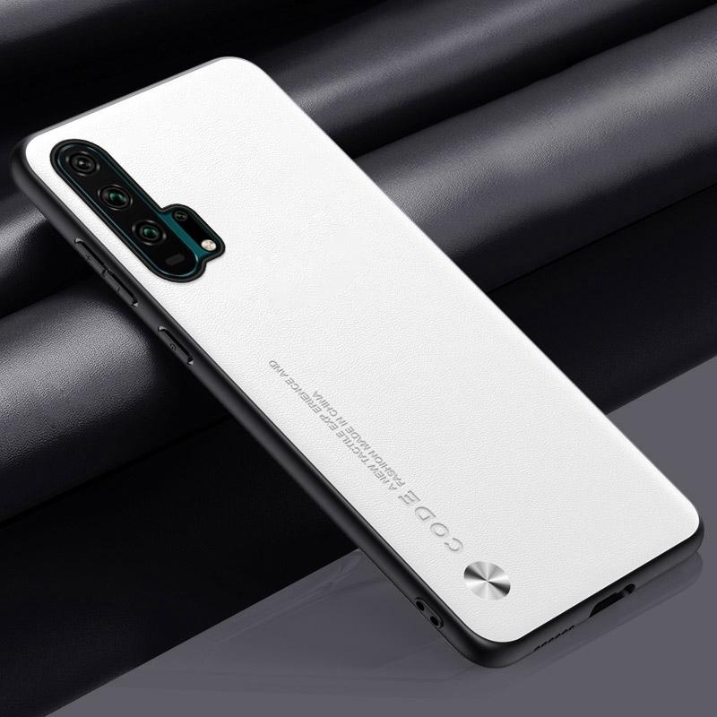 Роскошный чехол из искусственной кожи для Honor 20 Pro 20Pro, задняя крышка, силиконовый противоударный чехол для телефона с полной защитой для Honor20 Pro Coque