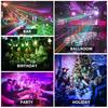Party Light, Disco Light, 36-Pattern LED Stage Lighting with Sound Control & Auto Mode, Mirror Ball Effect, Multi-Color Changing Stage Light, Compact