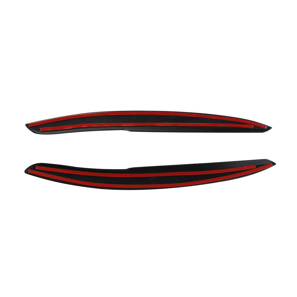 2 шт. Накладки на фары автомобиля, имитация углеродного волокна, для VW Polo Mk5 6R 6C 2010 2011 2012 2013 2014 2015 2016 2017 2018