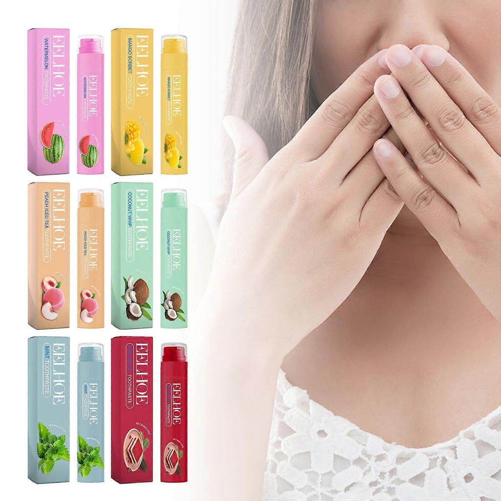 Limited time!!Eelhoe Fruit-Flavored Whitening Toothpaste (Mango Flavor) - Cleans Tooth Stains, Freshens Breath, Whitens And Protects Teeth