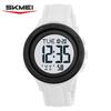 SKMEI 2458 Large Screen LED Display Sports Digital Wristwatches For Men Waterproof Stopwatch Electronics Mens Watch Alarm Reloj