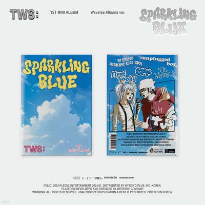 Аппендикс (Туры) - 1-й мини-альбом 'Sparkling Blue' [версия Weverse Albums]