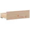 Bookshelf Bed without Mattress 75 x 190 cm Solid Pine Wood