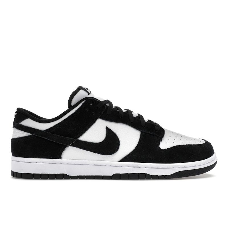 Nike Dunk Low SE Suede Panda Unisex Sneakers Black White FQ8249-100