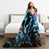Hazbins Hotels Vox Solo Metal Blanket Super Soft  Throw Blanket Winter Girls Living Room Travel Office Bedspread
