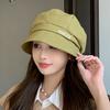 Рыбацкая шляпа, осенне-зимний восьмиугольный берет, женская однотонная кепка для бассейна, кепка-ведро, складная пляжная шляпа, дорожная шляпа с козырьком