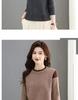 Трендовый женский укороченный свитер с утолщением – Весна и Осень, с низким воротником, для миниатюрных, для ношения под верхнюю одежду/как верхняя одежда
