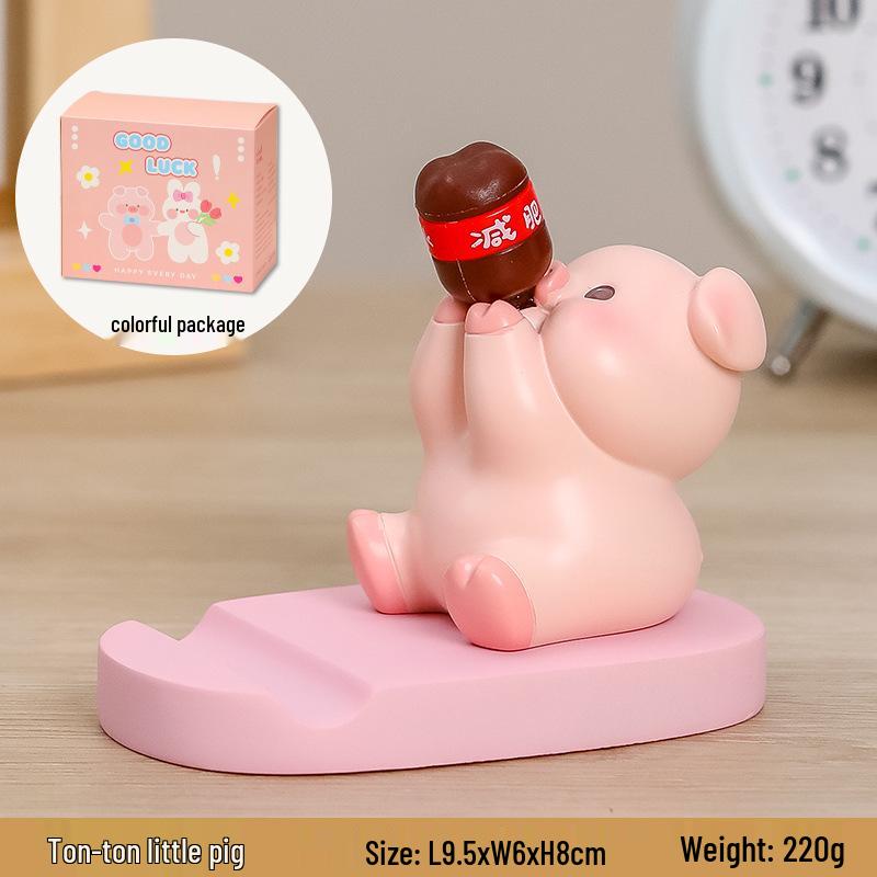 Очаровательная подставка для телефона в виде котенка: Милый, расслабляющий офисный подарок для девушек