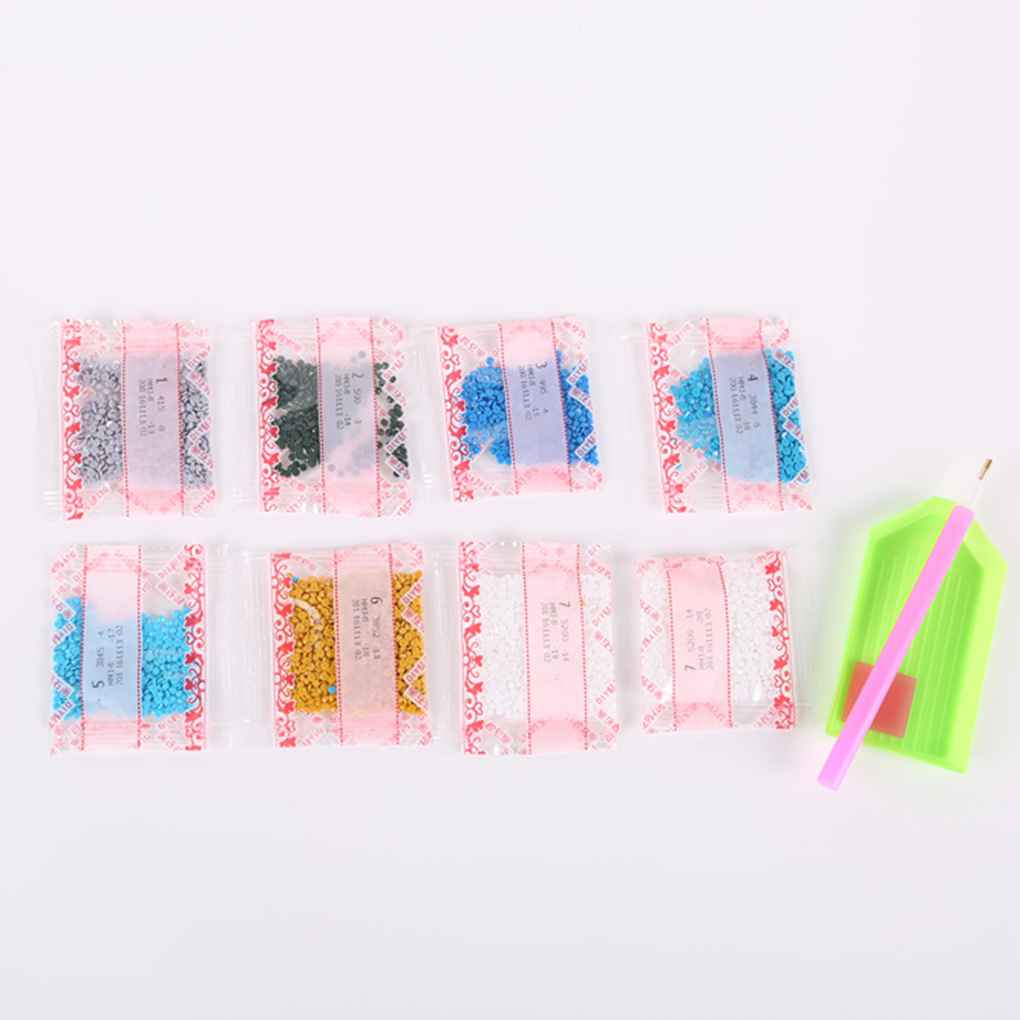 5D Flower Resin Diamond Stitch Crystal Embroidery Painting Room Decorative Resin Needlework Picture