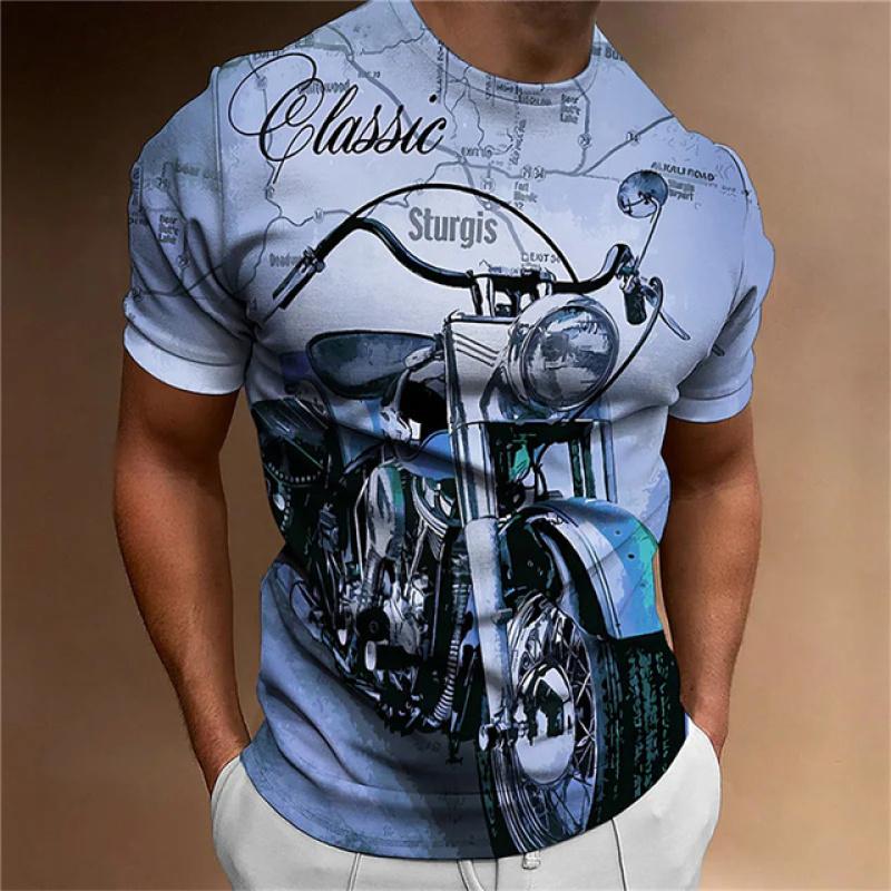 2023 Summer Trendy Men T-Shirt O-Neck Abstract Graphic Harajuku Short Sleeve 3D Print Casual Daily Tops Oversized Cheap Clothing