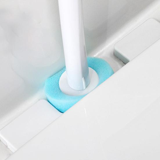1 шт. Набор туалетных щеток Одноразовая Безударная Пластиковая Бытовая Чистящая Щетка