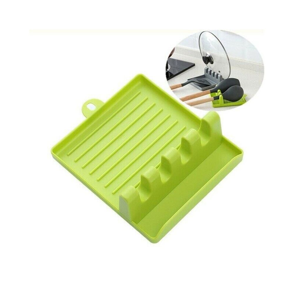 Stove Organizer Cap Shelf Spoon Rest Wall-mounted Pot Lid Holder Pots Cover Rack Spoon Holder