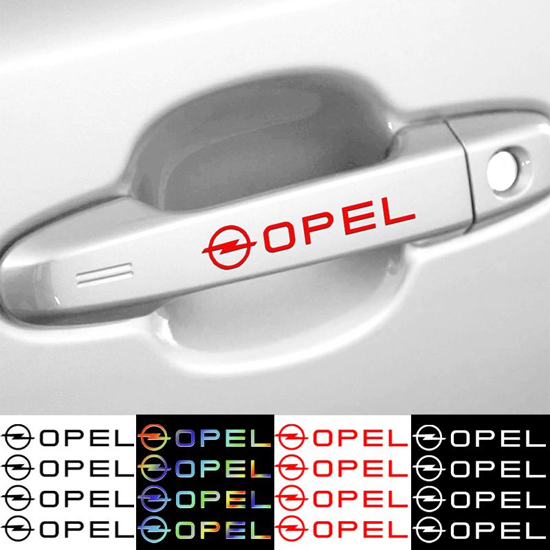 pdcr2 Car Styling Wheel Hub Car Door Handle Wiper Stickers For Opel Astra K H Insignia Corsa D Zafira Mokka Vectra C Opc Tigra Twintop
