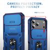 For iPhone 17 Pro Max Case TPU + PC Slide Camshield Kickstand Phone Cover