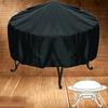 BBQ Grill Barbeque Cover Anti-Dust Waterproof Heavy Duty BBQ Cover Outdoor Rain Protective Round Barbecue Cover