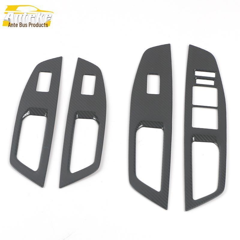 UNI-V Armrest Switch Sequin Sticker - Fits 22 Models, Glass Lift Decorative Frame Car Accessory