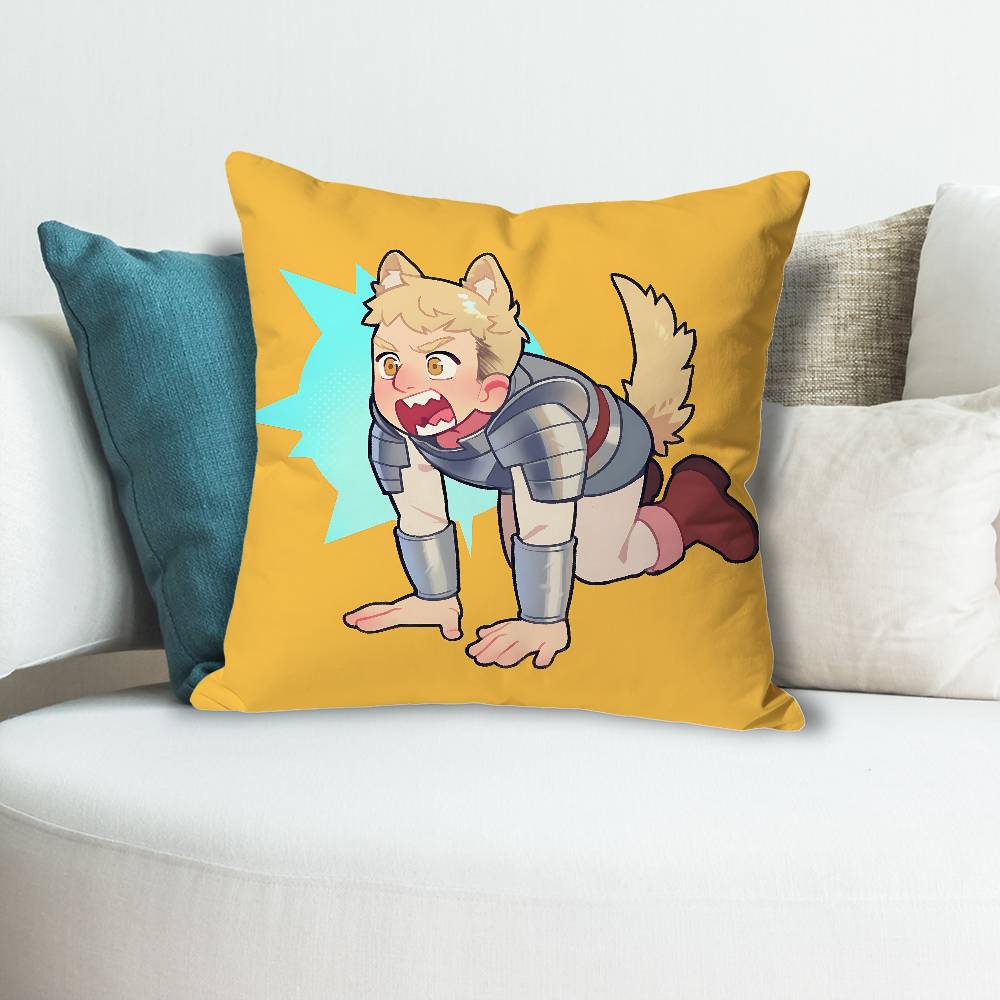 DDelicious in DDungeonsS Anime Celebrity Merchandise AllMatch Printed Pillow Case Sofa Car Office Room Decoration Protector