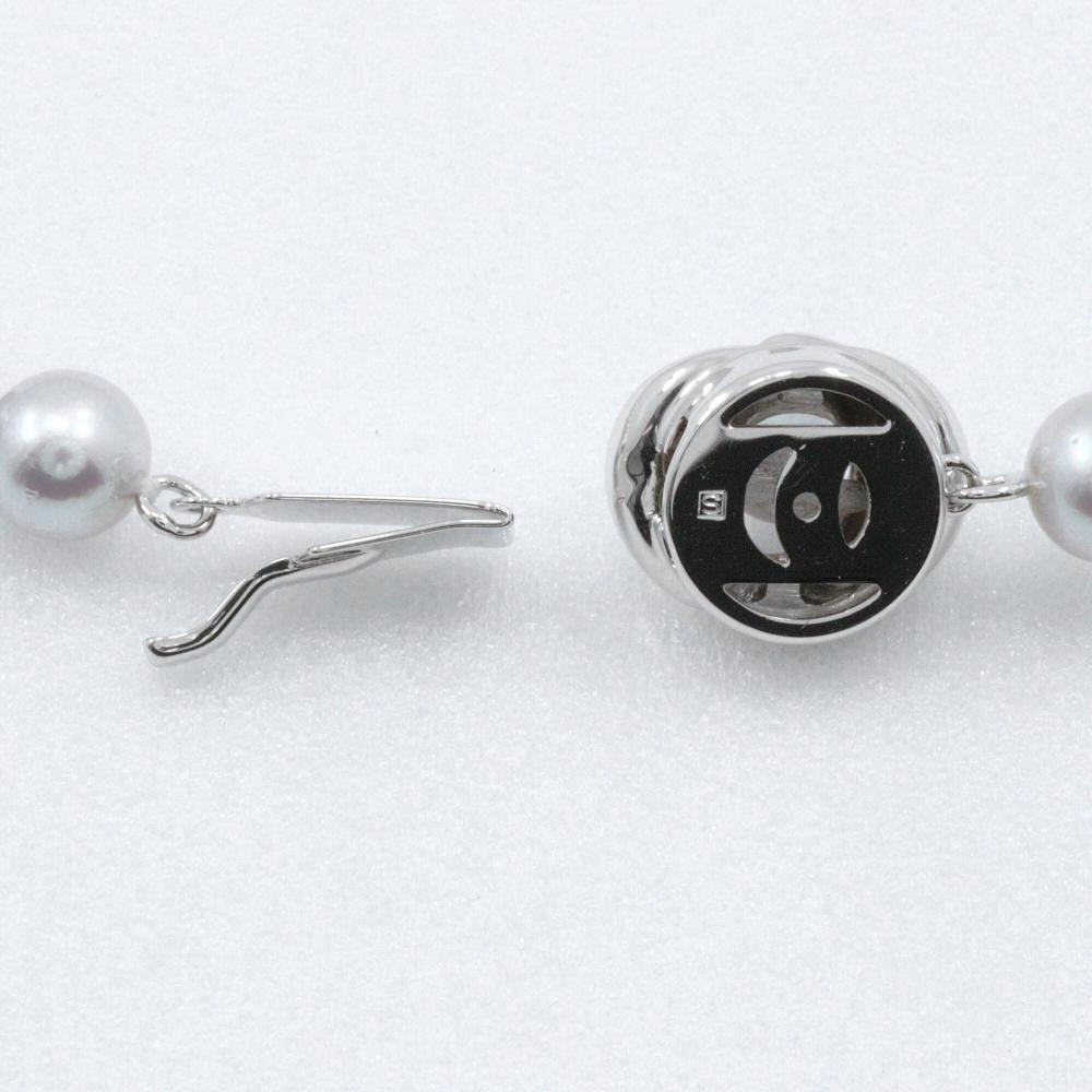 TASAKI Pearl Necklace Silver/Pearl 35g Women Used