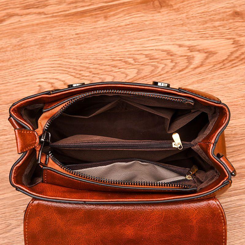 Сумка Женская Ретро Сумочка Модная Сумка Через Плечо Маленькая Квадратная Сумка